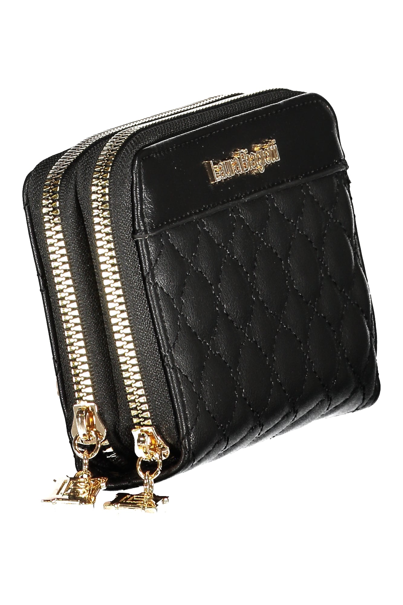 Laura Biagiotti Schwarze Damenbrieftasche Schwarz