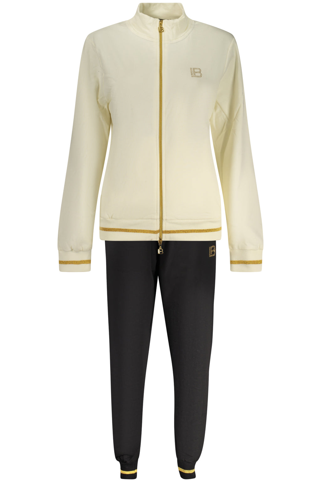 LAURA BIAGIOTTI DAMEN WEISSER TRAININGSANZUG