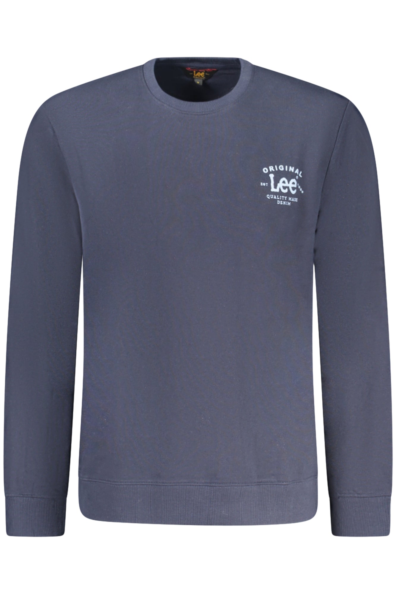 LEE Sweatshirt Herren mit Reißverschluss – Blau, Regular Fit aus Baumwolle Blau