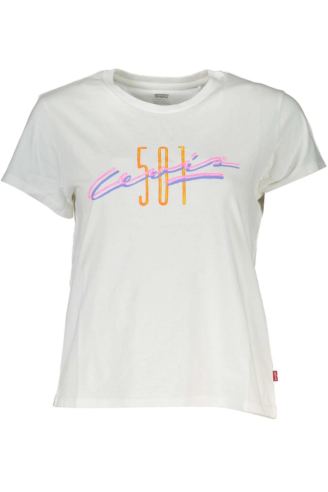 Levi's Kurzarm-T-Shirt Damen Weiss – Baumwolle Basic für Frühjahr & Sommer Weiß