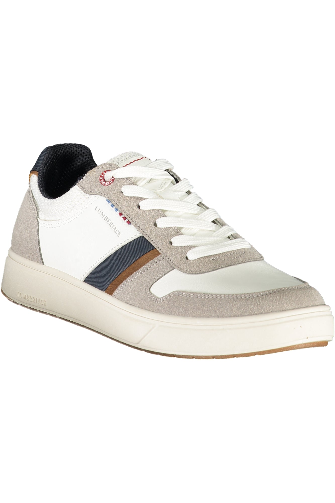 LUMBERJACK Herren Sportschuhe – Weiße Sneaker mit herausnehmbarem Fußbett für Herbst/Winter Weiß