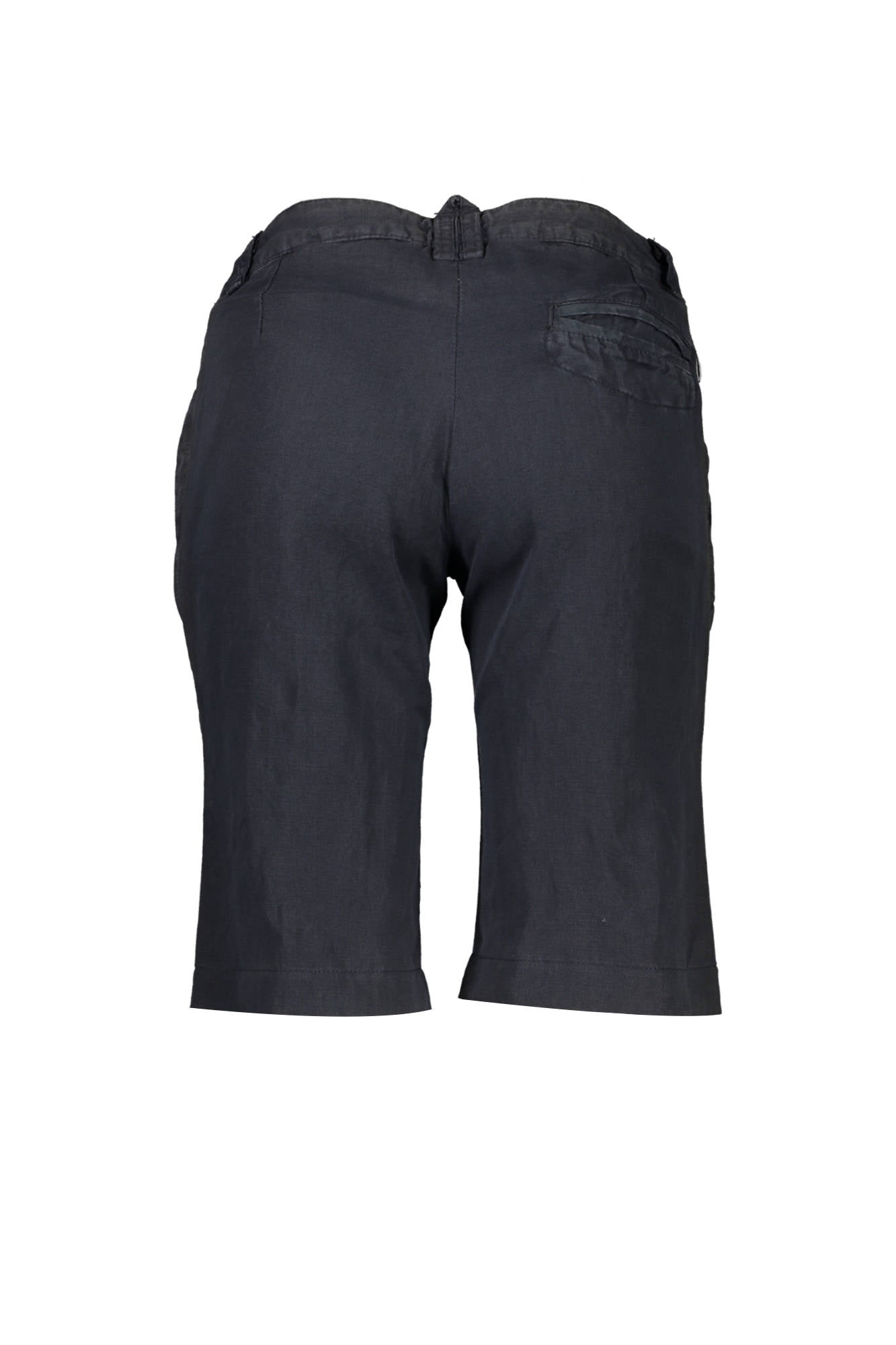 MURPHY&NYE Bermudahose Damen – Blaue Sommerhose aus Baumwolle-Leinen Blau