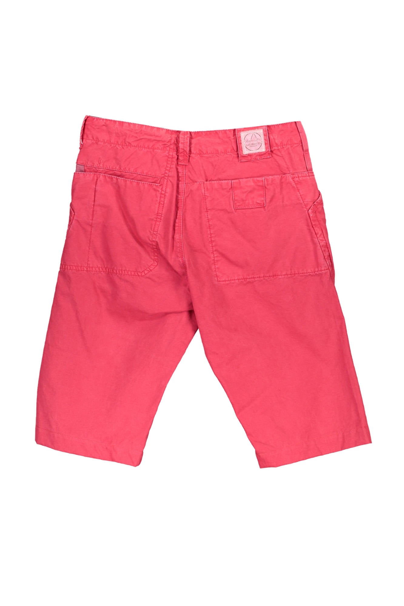 MURPHY&NYE Bermuda Hose Herren – 5-Taschen Design aus 100% Baumwolle für Sommer Rot