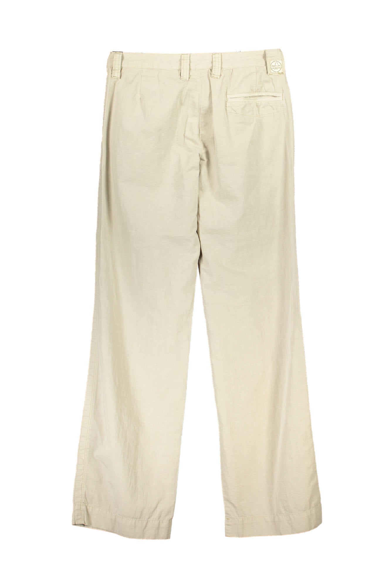 MURPHY&NYE Hose Herren – Blaue Sommerhose aus Baumwolle-Leinen Beige