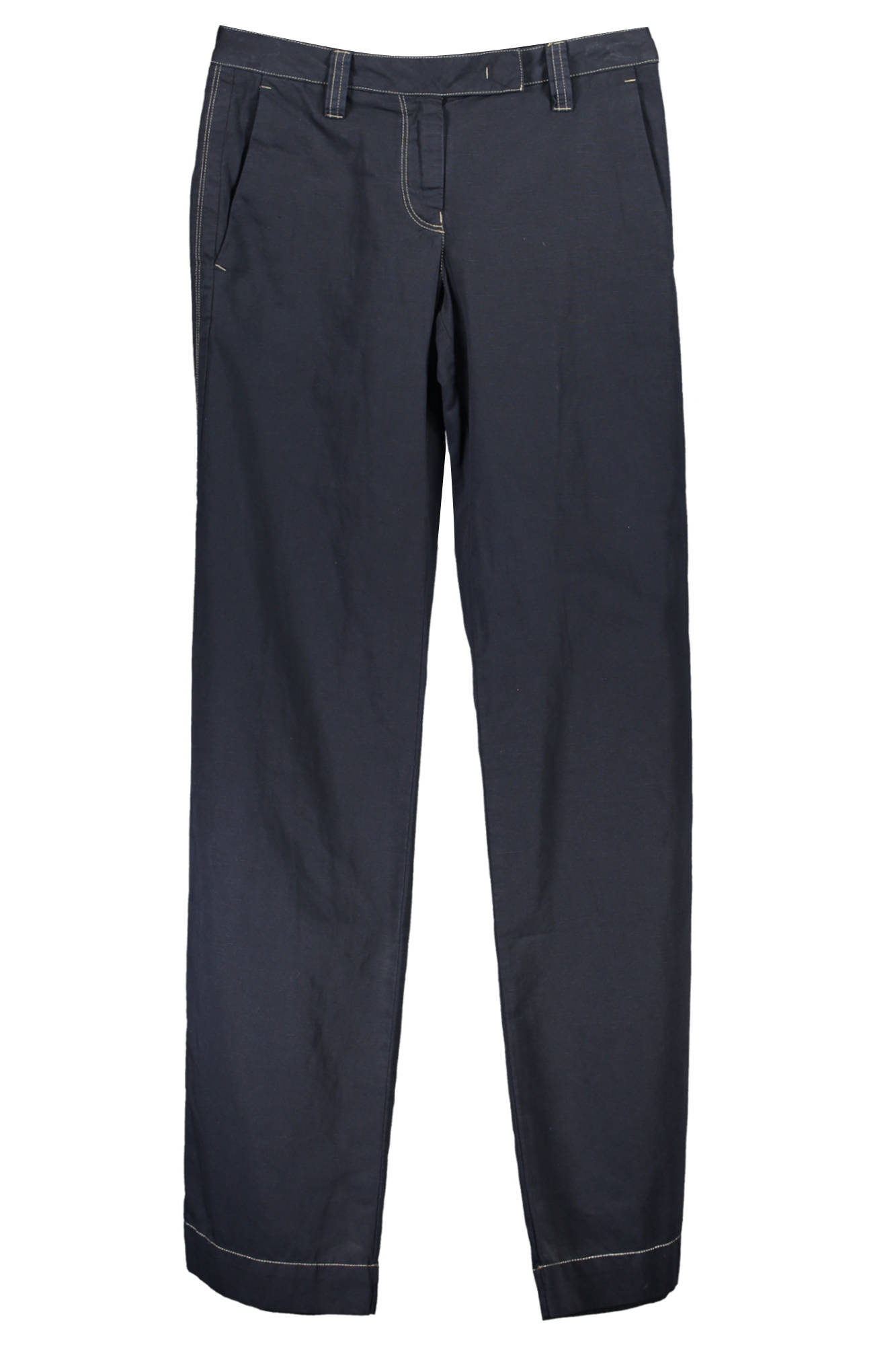 MURPHY&NYE Hose Herren – Blaue Sommerhose aus Baumwolle-Leinen Blau