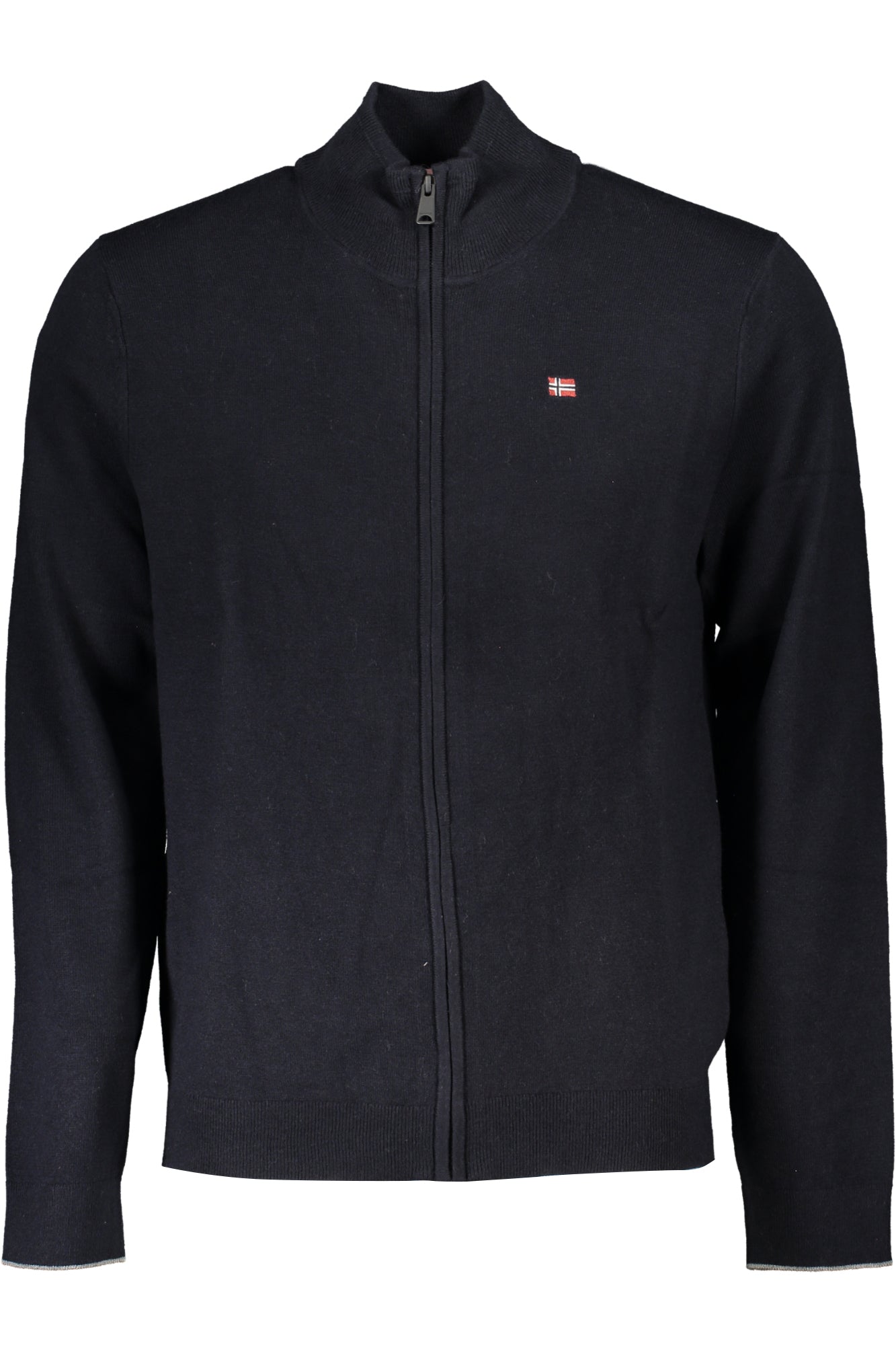 NAPAPIJRI Herren-Cardigan schwarz – Winter-Cardigan mit Reißverschluss Schwarz