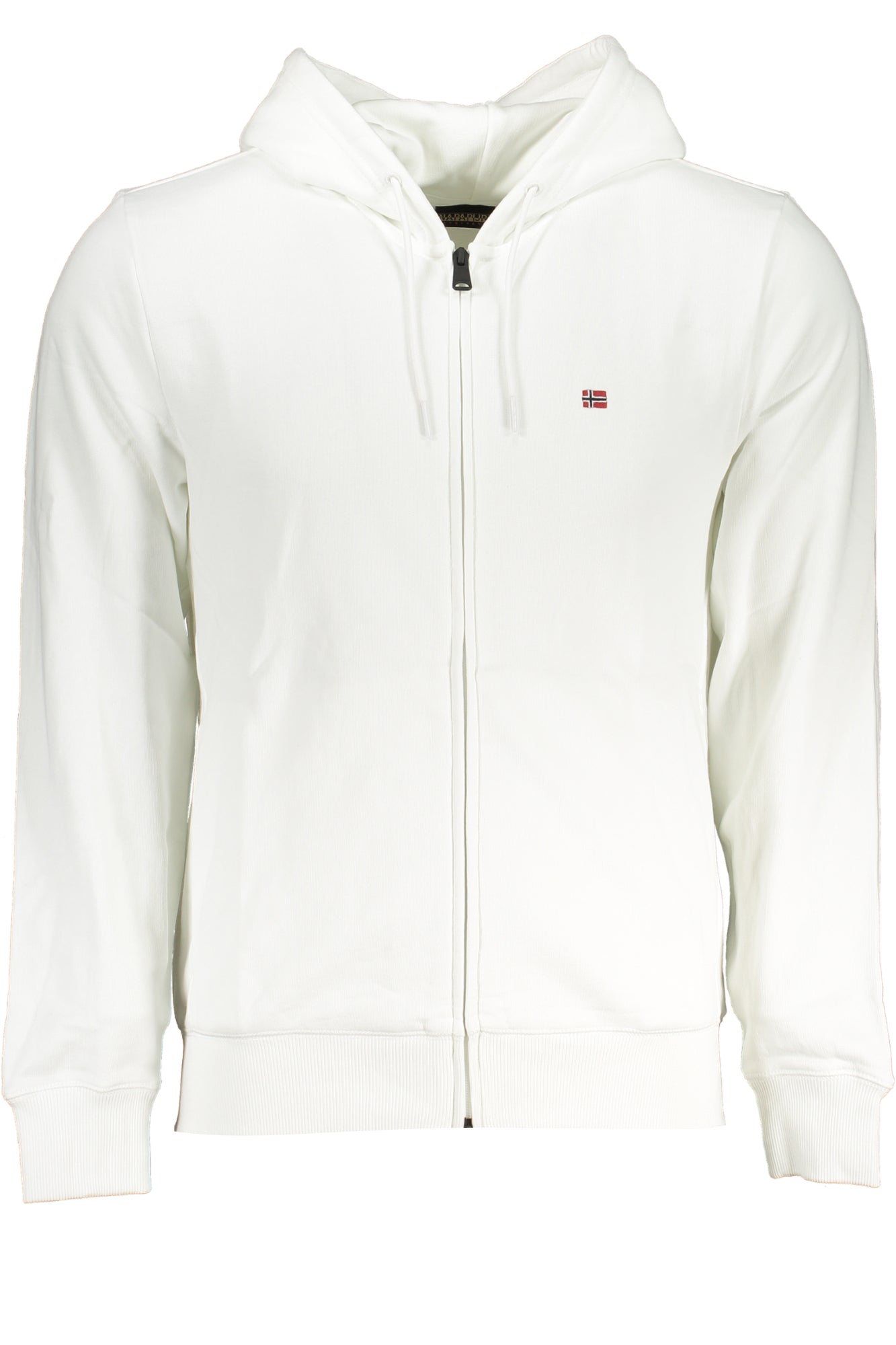 NAPAPIJRI Sweatshirt Herren mit Kapuze – Schwarzer Zip aus 100% Baumwolle | soulluna.de Zweitbild