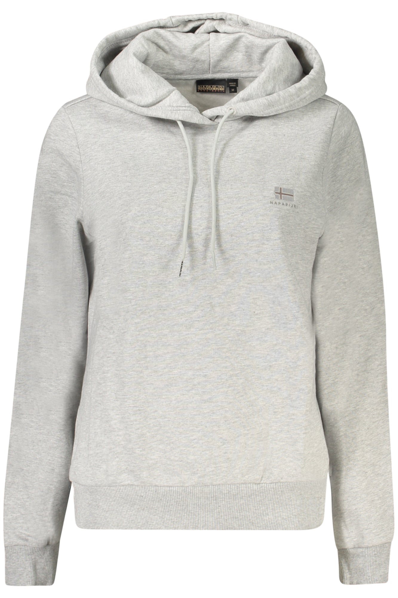 NAPAPIJRI Damen-Sweatshirt mit Reißverschluss – Grauer Hoodie für Herbst/Winter Grau