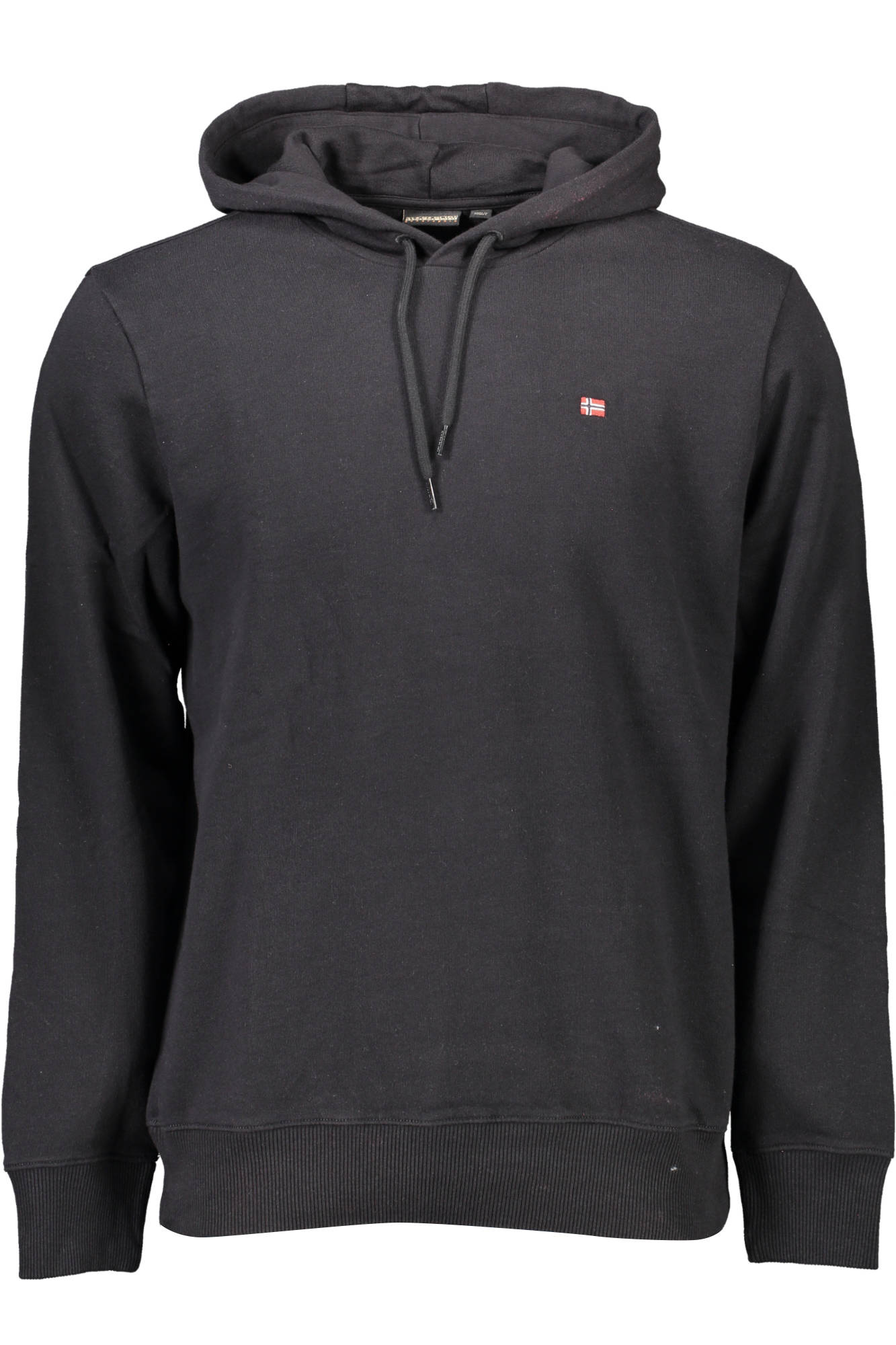 NAPAPIJRI Sweatshirt Herren Schwarz – Kapuzenpullover aus Bio-Baumwolle Schwarz