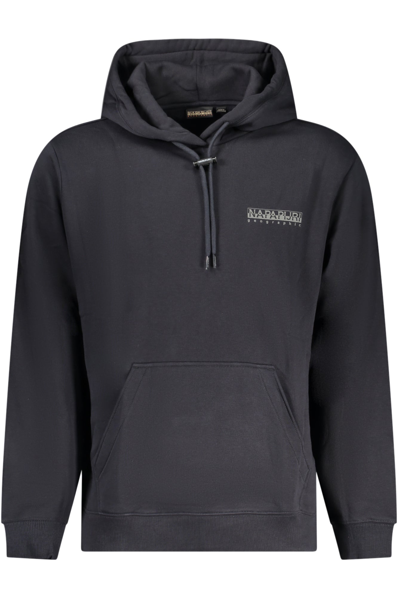 Napapijri Schwarzes Herren-Sweatshirt Mit Reissverschluss Schwarz