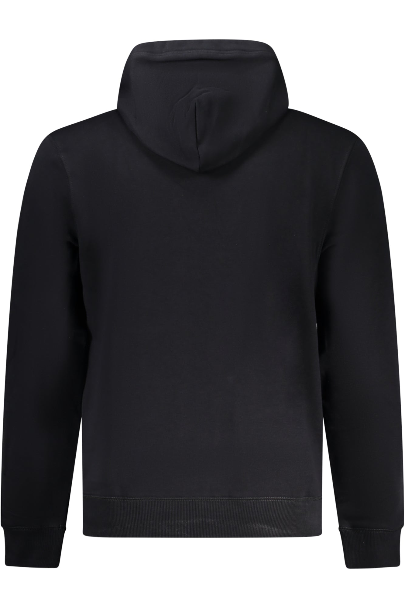 Napapijri Schwarzes Herren-Sweatshirt Mit Reissverschluss Schwarz