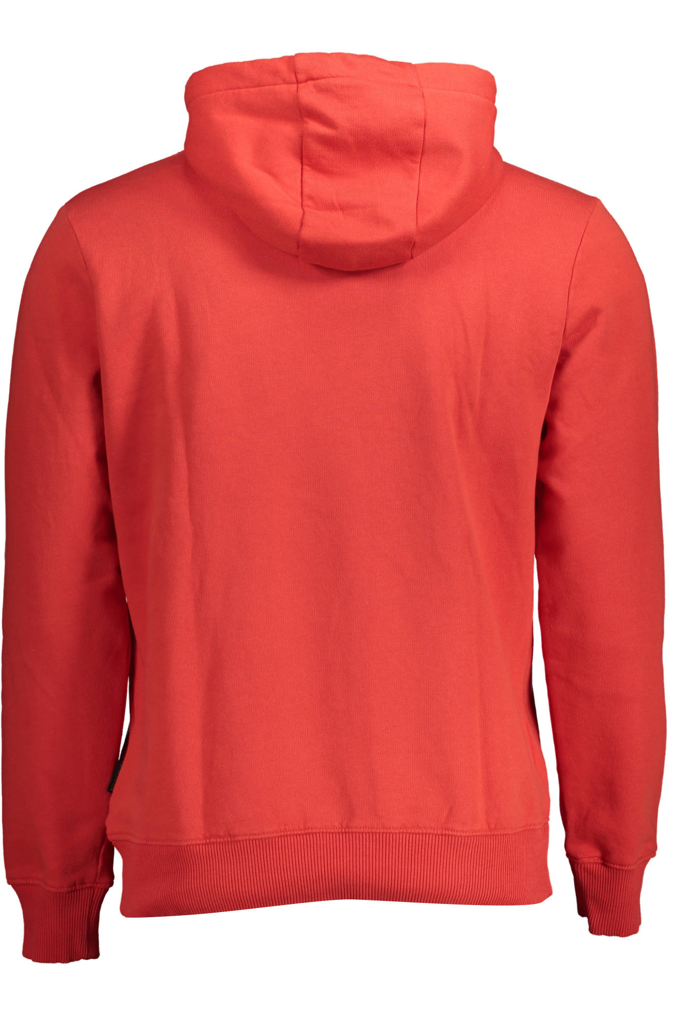 NAPAPIJRI Sweatshirt Herren Schwarz – Kapuzenpullover aus Bio-Baumwolle Rot