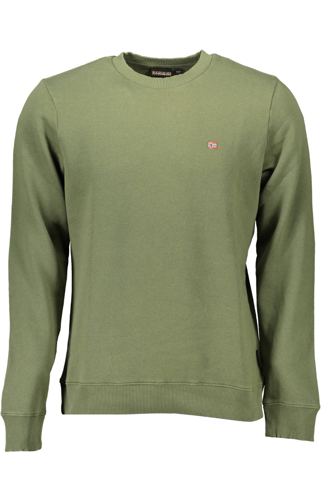 Napapijri Grünes Herren-Sweatshirt Mit Reissverschluss Grün Hauptbild