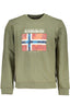 NAPAPIJRI GRÜNES HERREN-SWEATSHIRT MIT REISSVERSCHLUSS