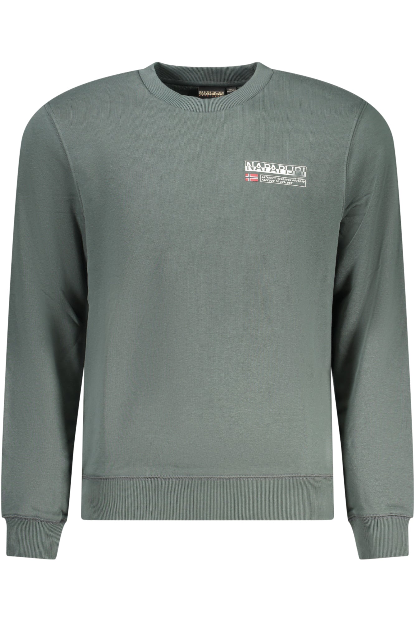 Napapijri Blaues Sweatshirt Für Herren Mit Reissverschluss Grün