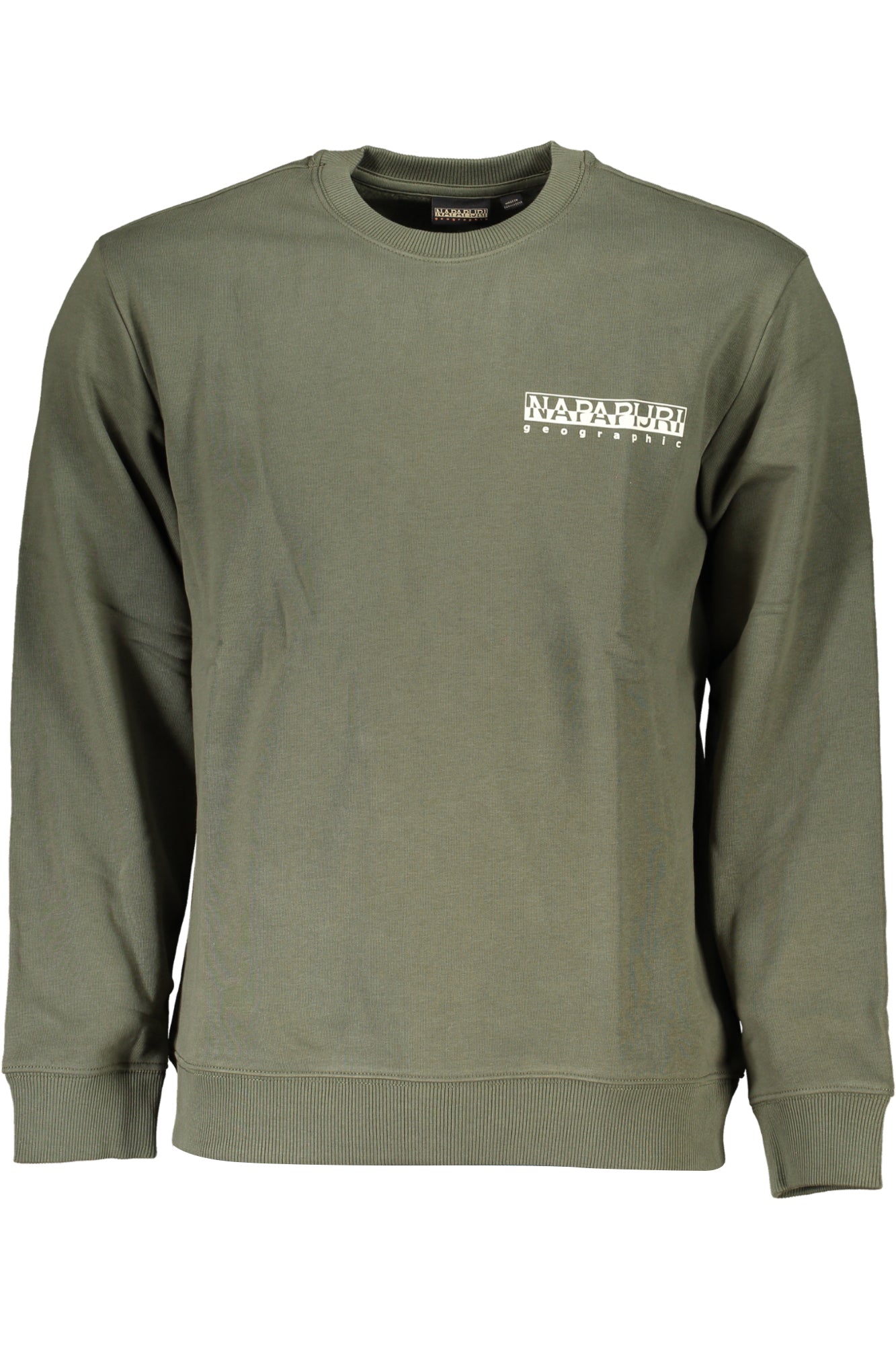 Napapijri Grünes Herren-Sweatshirt Mit Reissverschluss Grün Hauptbild