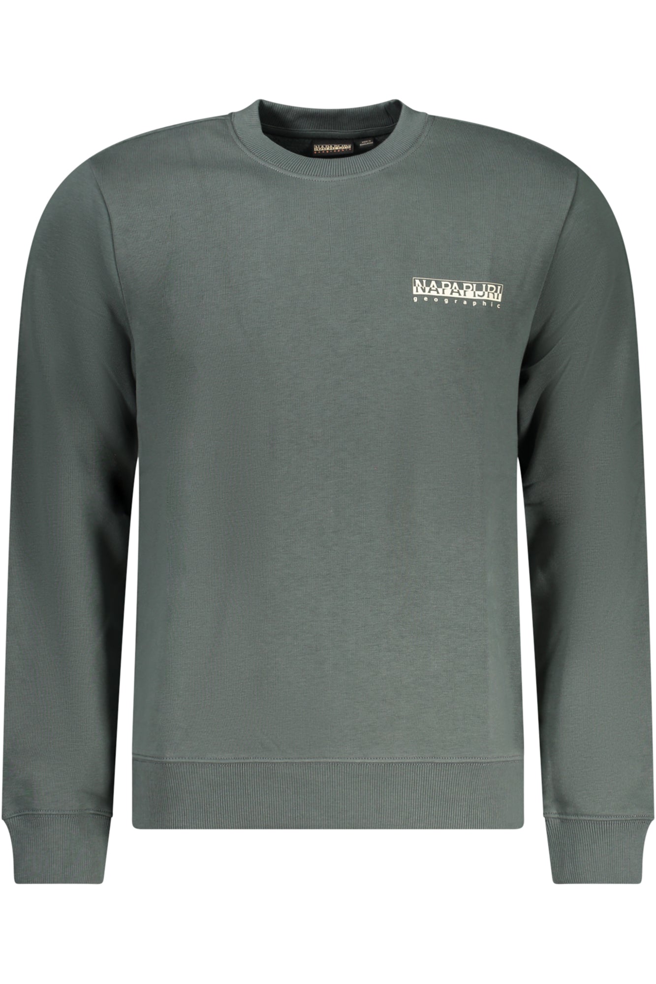 Napapijri Grünes Herren-Sweatshirt Mit Reissverschluss Grün