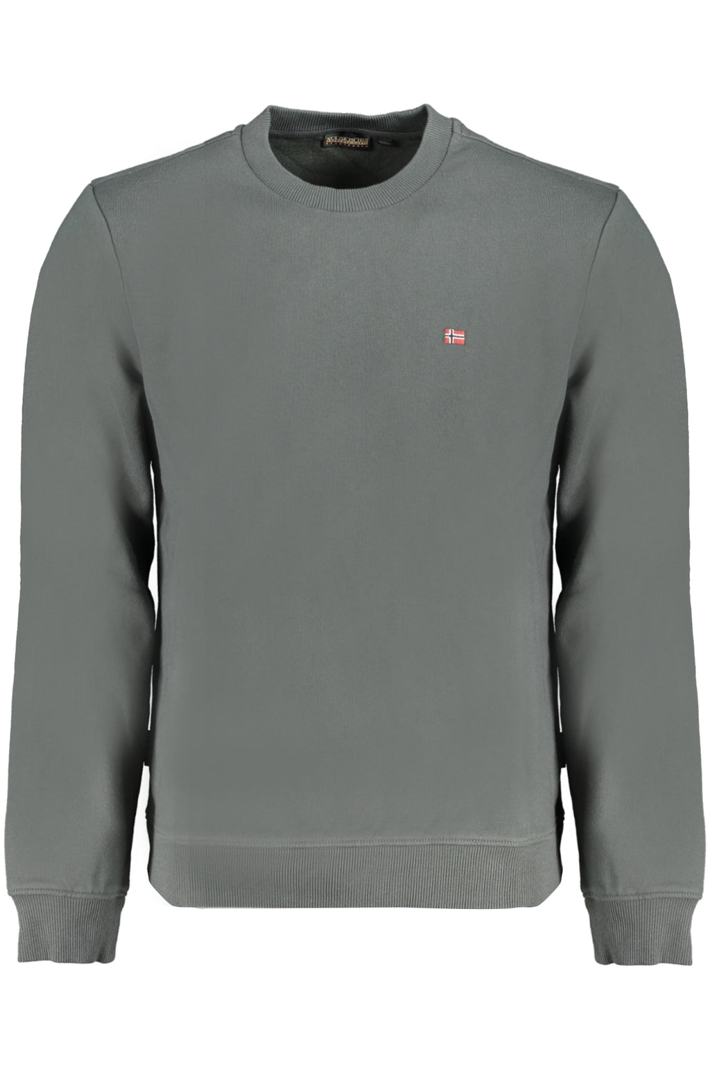 NAPAPIJRI GRÜNES HERREN-SWEATSHIRT MIT REISSVERSCHLUSS