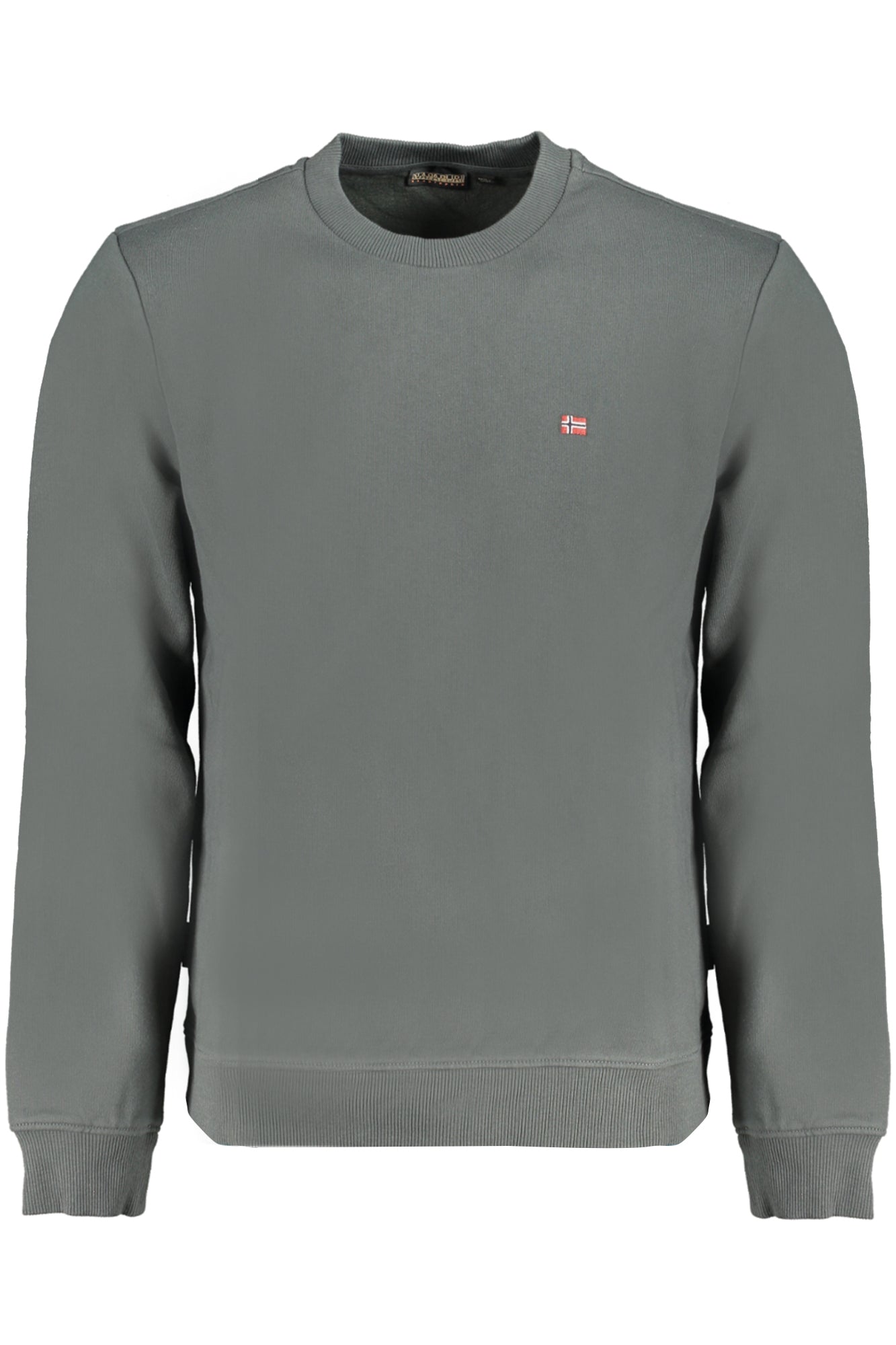 Napapijri Grünes Herren-Sweatshirt Mit Reissverschluss Grün