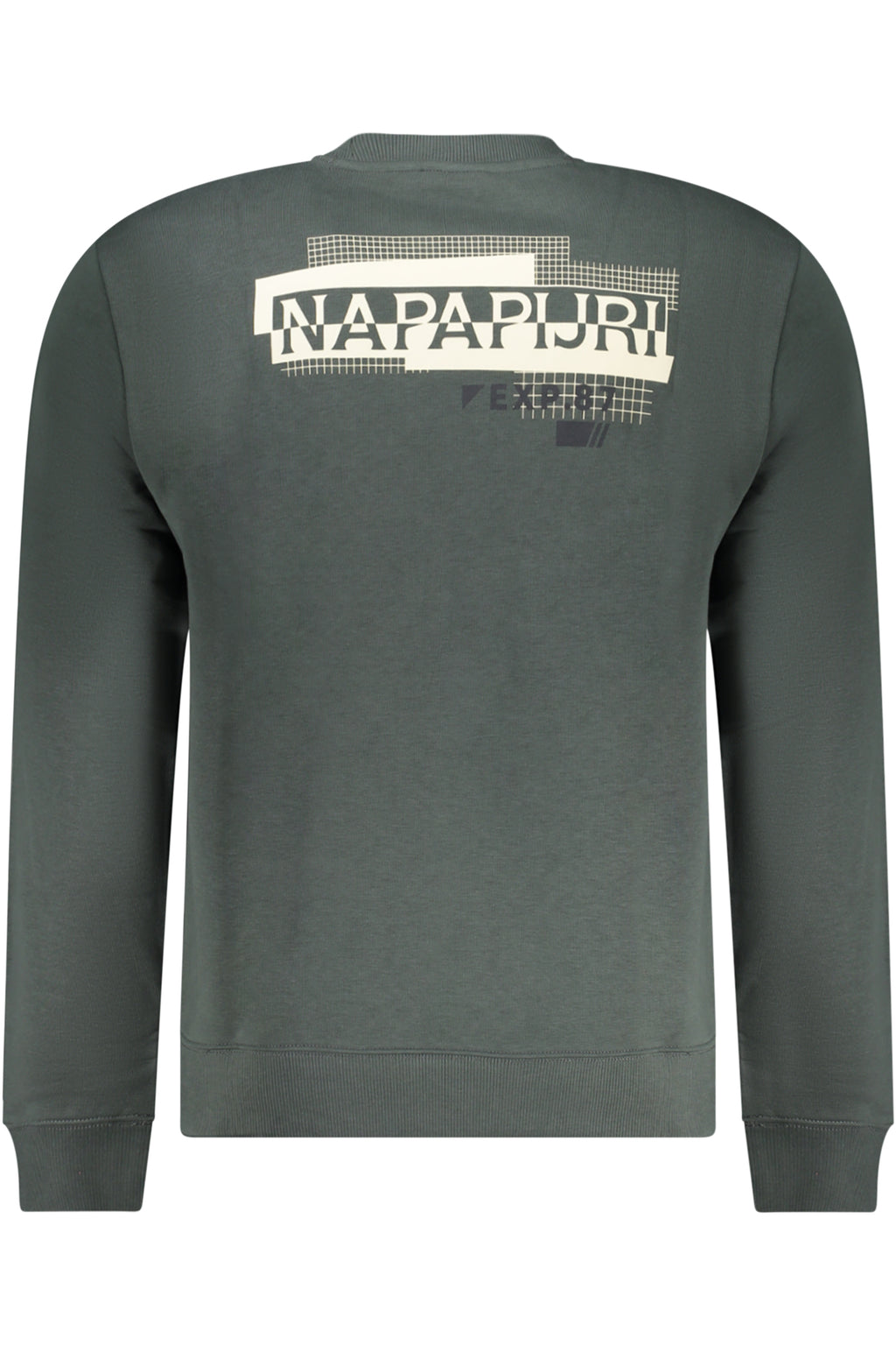 NAPAPIJRI GRÜNES HERREN-SWEATSHIRT MIT REISSVERSCHLUSS