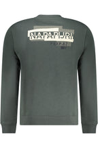 NAPAPIJRI GRÜNES HERREN-SWEATSHIRT MIT REISSVERSCHLUSS