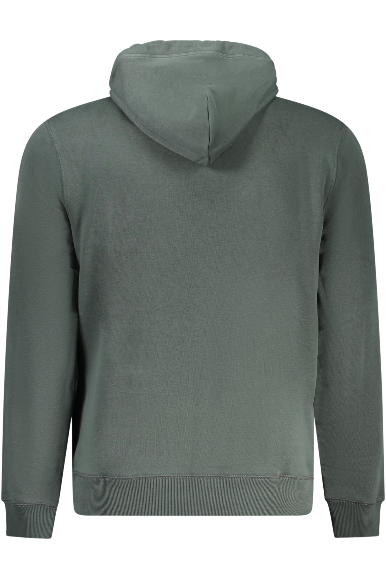 Napapijri Schwarzes Herren-Sweatshirt Mit Reissverschluss Grün