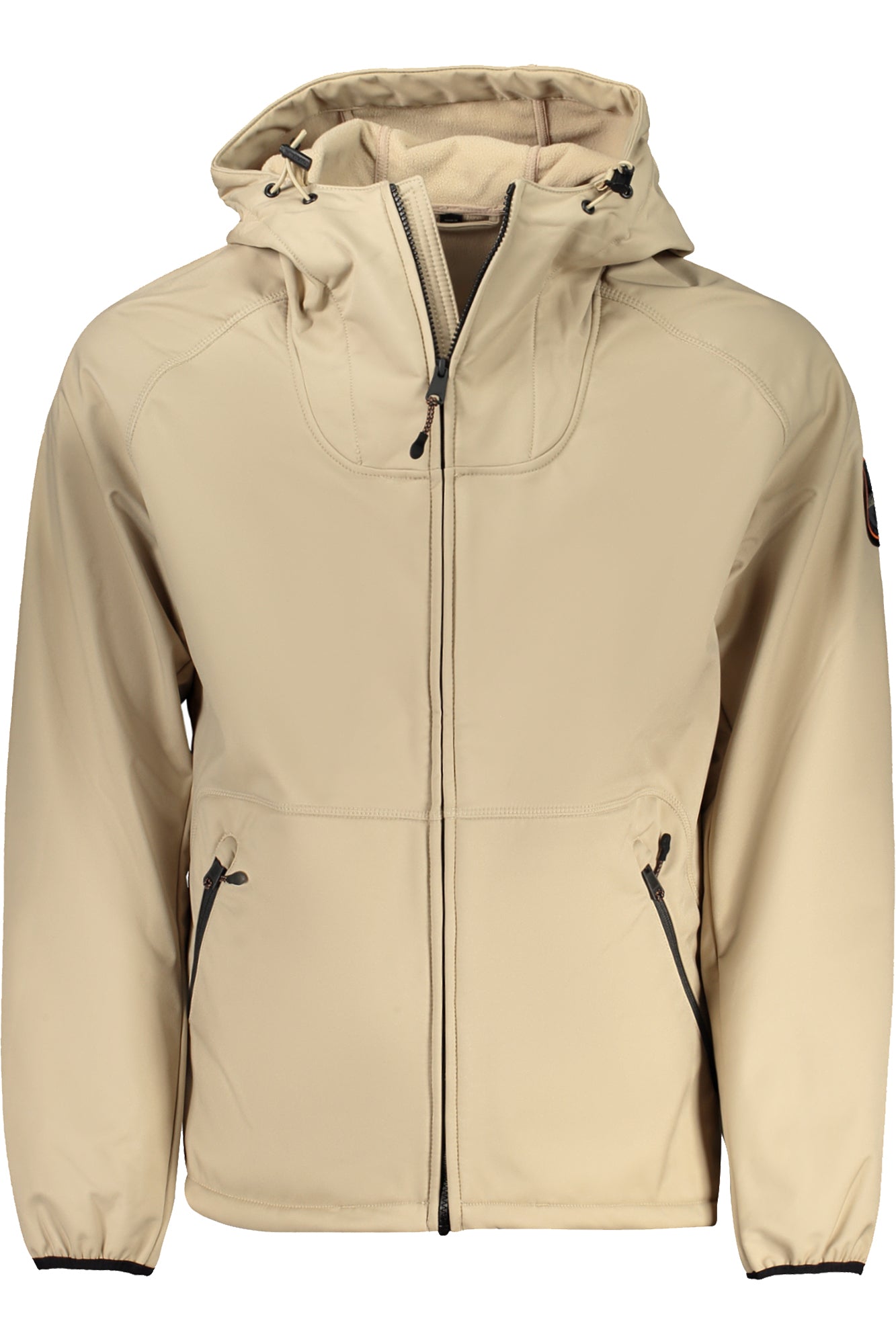 NAPAPIJRI Sportjacke Herren Beige – Leichte Outdoor-Jacke mit Kapuze für Herbst/Winter Beige