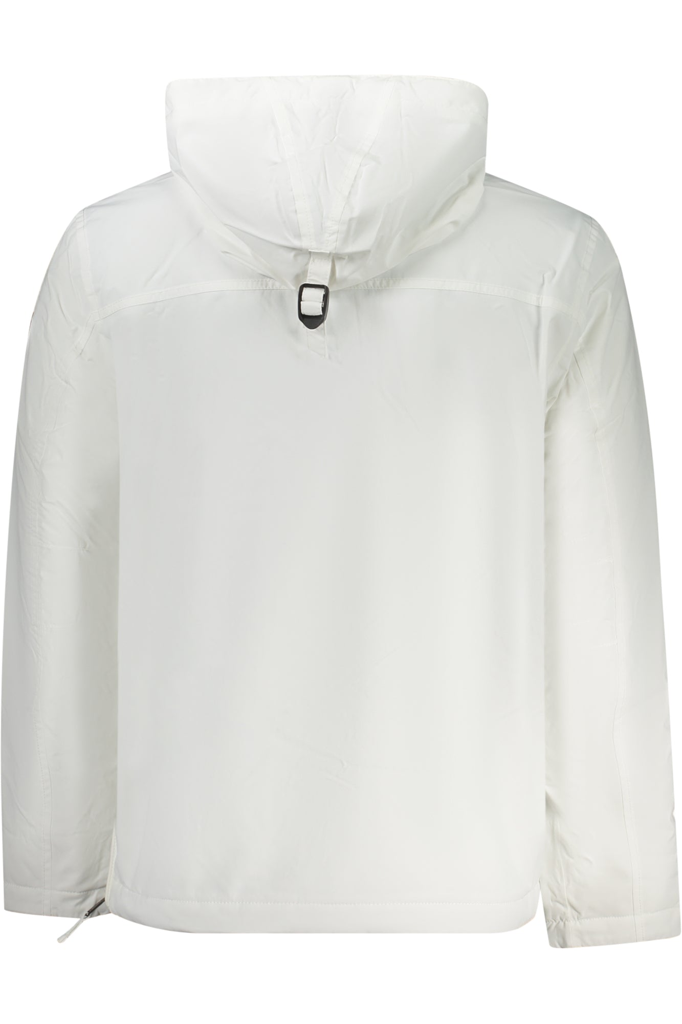 Napapijri Herrenjacke weiss – Regenjacke mit Kapuze und recycelten Materialien Weiß