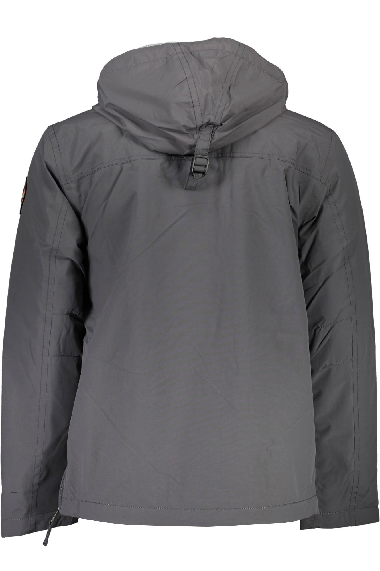 NAPAPIJRI Regenwaldjacke Herren – Blaue Winterjacke mit Kapuze und recyceltem Material Grau
