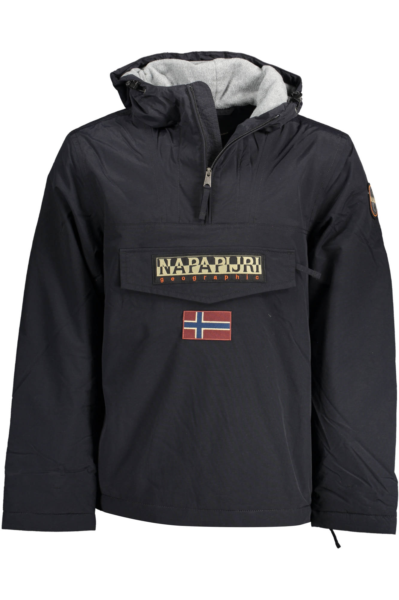NAPAPIJRI Regenwaldjacke Herren – Blaue Winterjacke mit Kapuze und recyceltem Material Zweitbild