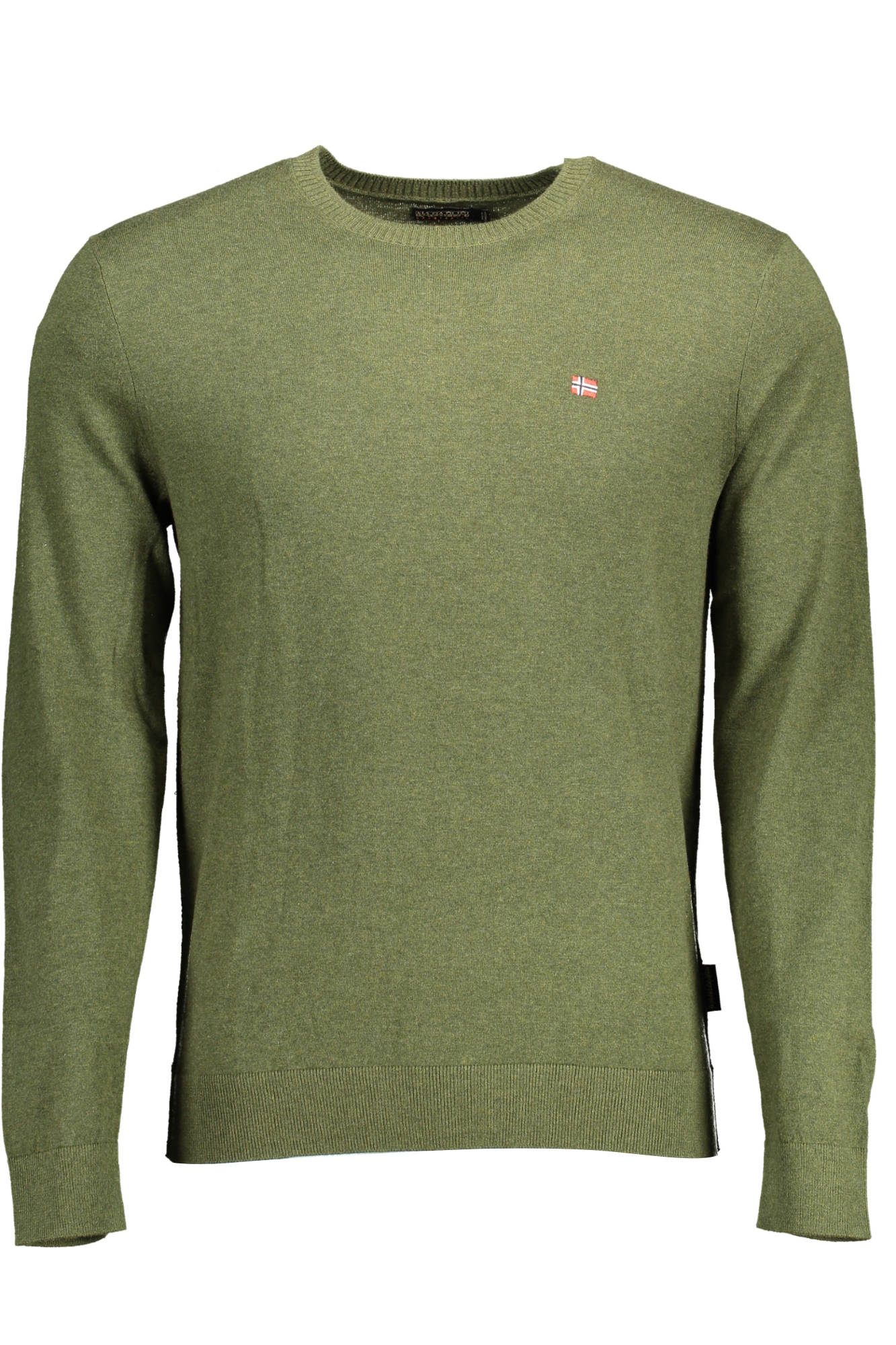 Napapijri Grüner Pullover Herren – 100% Baumwolle mit Logo-Stickerei | soulluna.de Grün Hauptbild