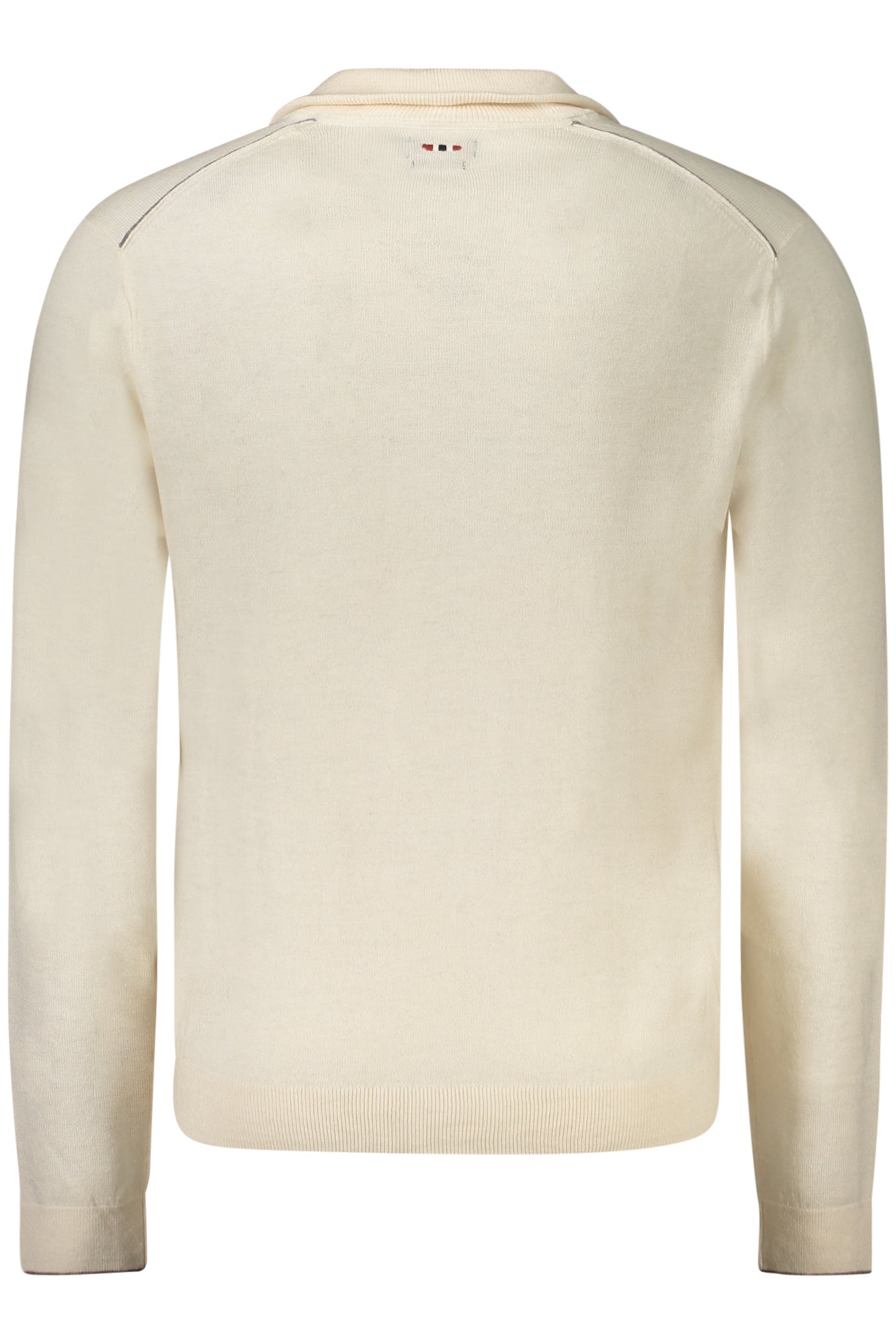 NAPAPIJRI Herrenpullover – Blauer Winterpullover mit Halbreißverschluss | soulluna.de Weiß