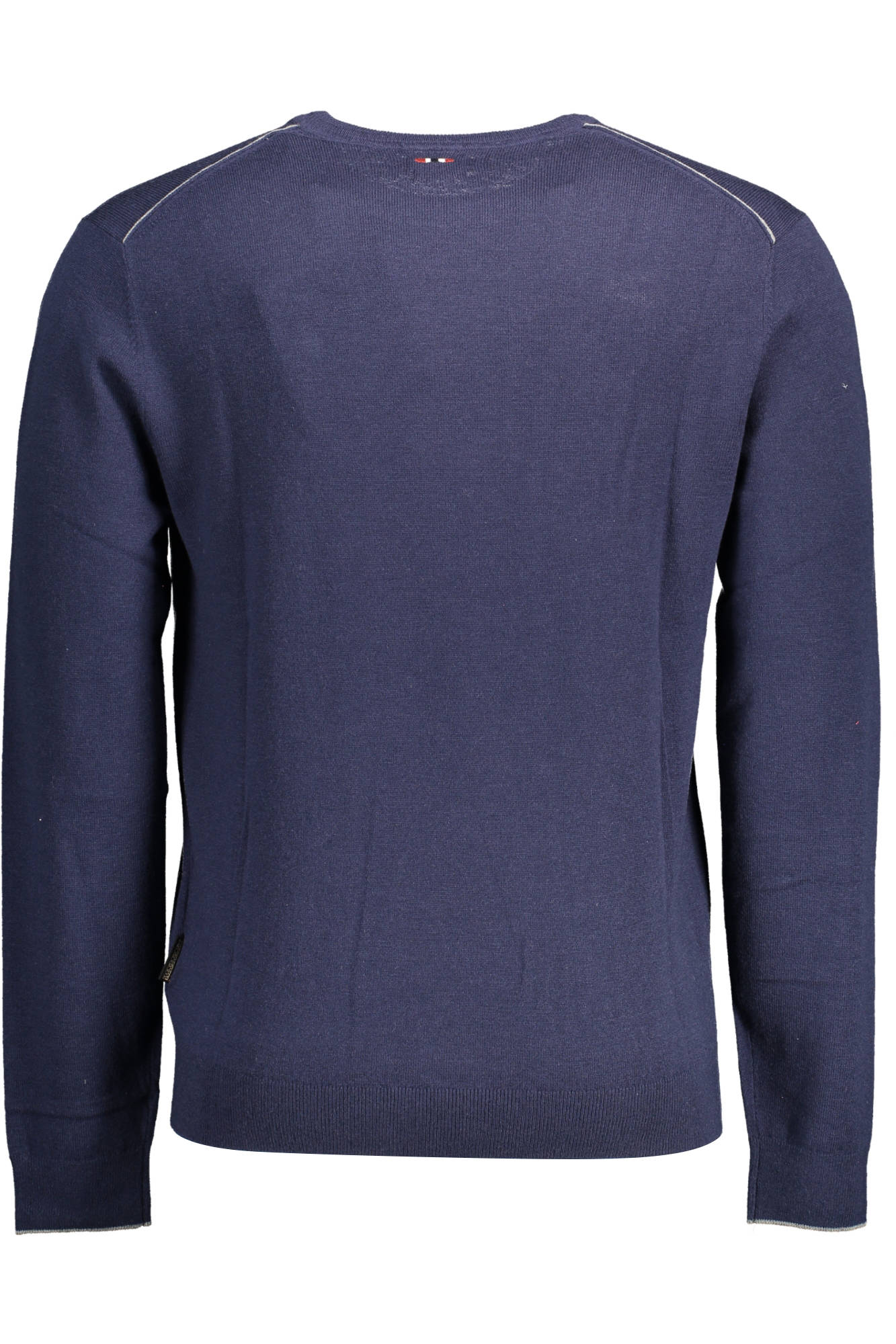NAPAPIJRI Pullover Herren – Blauer Wollpullover mit Logo-Stickerei für Herbst/Winter Blau