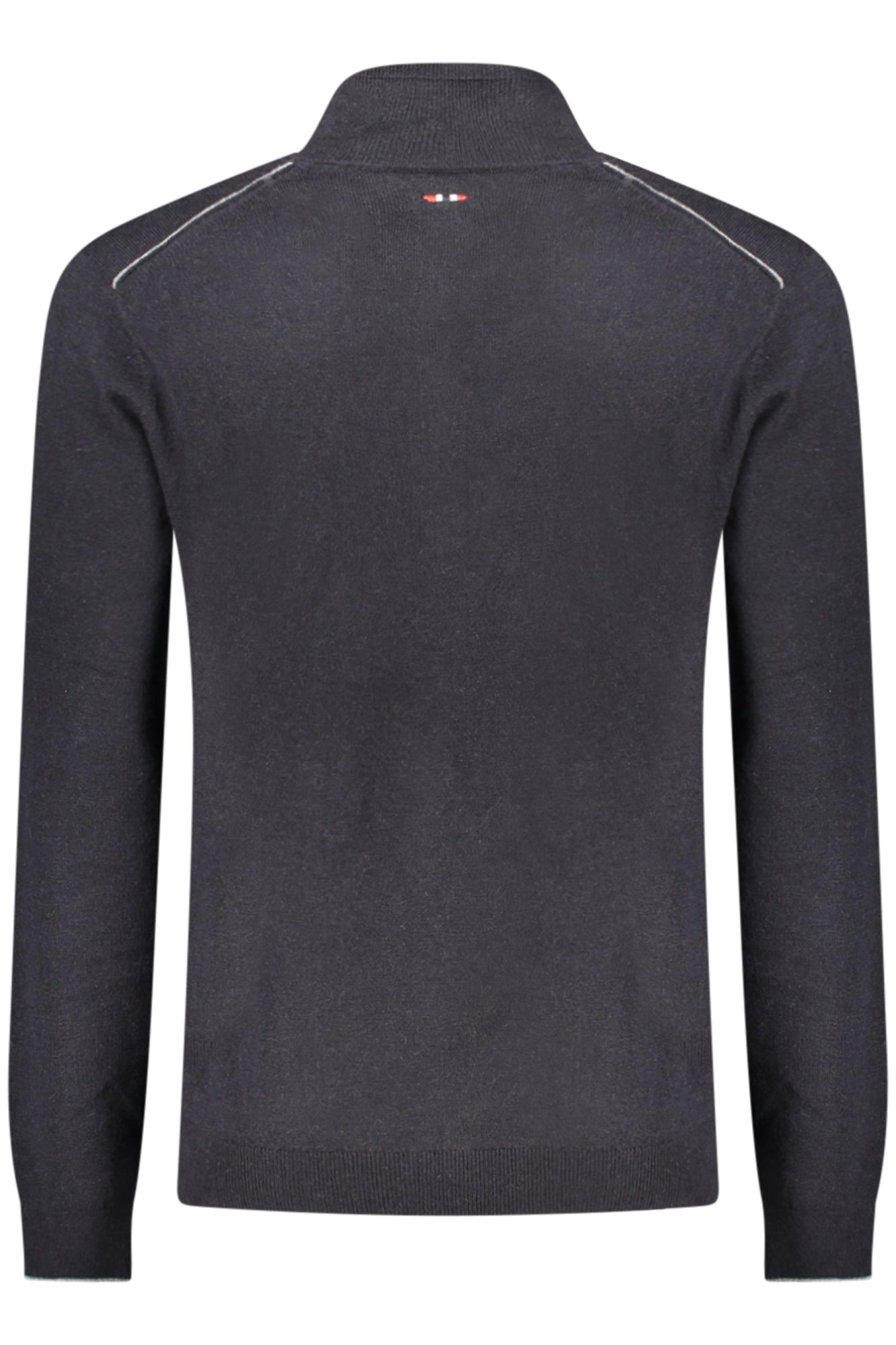 NAPAPIJRI Herrenpullover – Blauer Winterpullover mit Halbreißverschluss | soulluna.de Schwarz