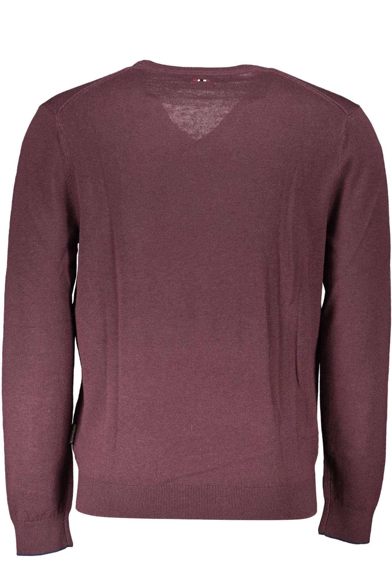 NAPAPIJRI Pullover Herren – Roter V-Ausschnitt aus 100% LANA für Herbst/Winter Rot