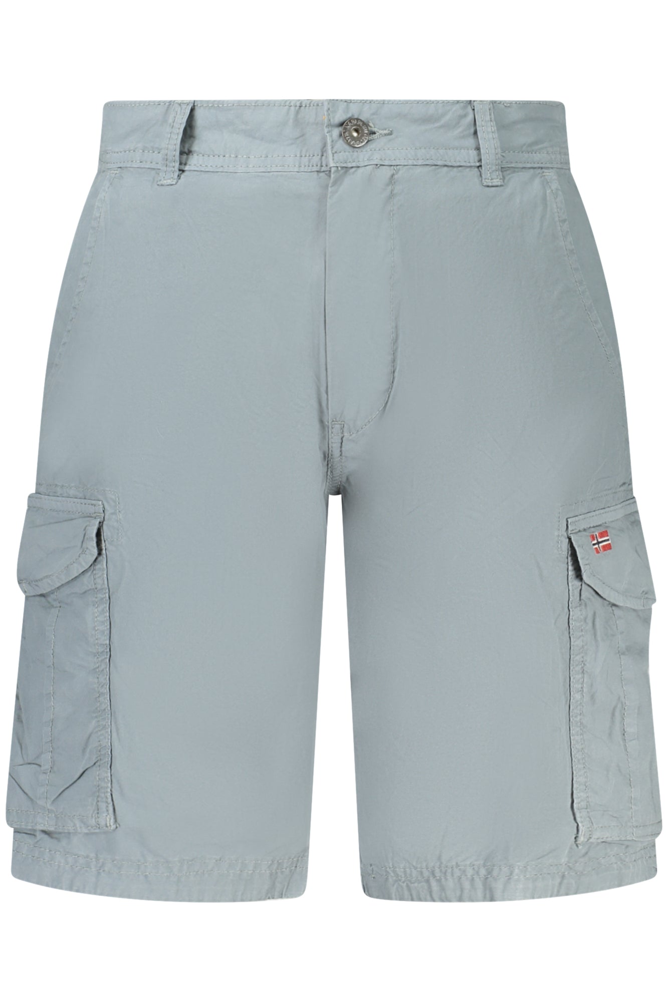 NAPAPIJRI Herren-Bermudahose Grau – Leichte Sommerhose aus 100% Baumwolle Grau