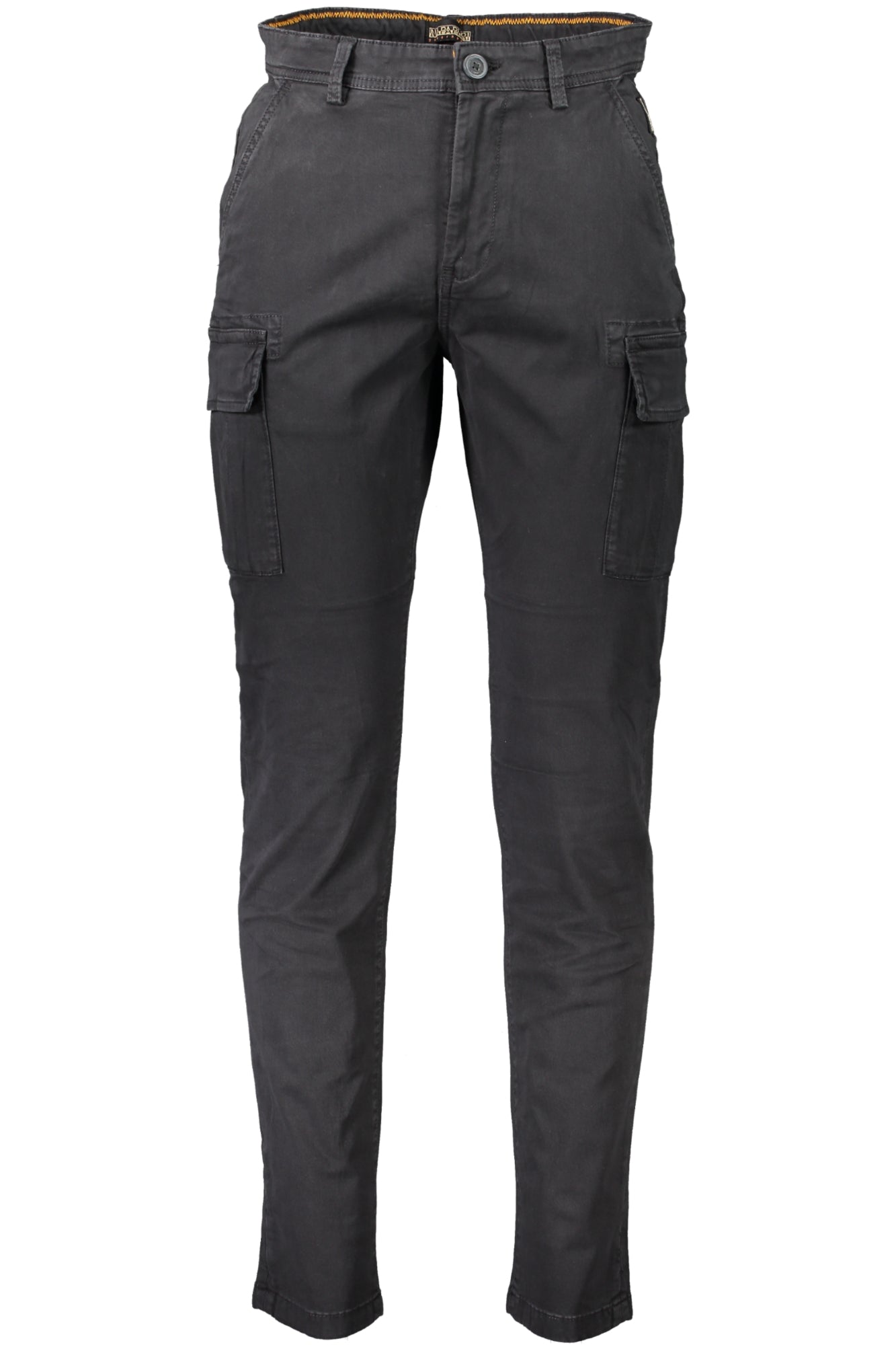 NAPAPIJRI Herrenhose – Grüne Freizeithose mit 4 Taschen für Herbst/Winter Schwarz
