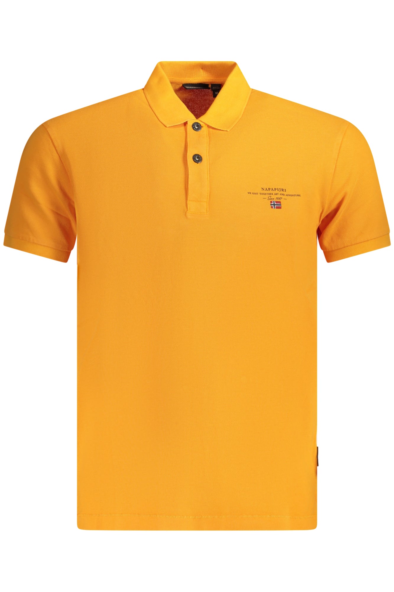NAPAPIJRI KURZARM-POLOSHIRT HERREN ORANGE