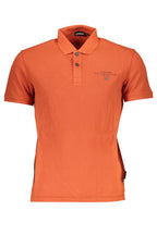 NAPAPIJRI ORANGES KURZÄRMELIGES POLOSHIRT FÜR HERREN
