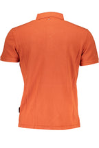 NAPAPIJRI ORANGES KURZÄRMELIGES POLOSHIRT FÜR HERREN