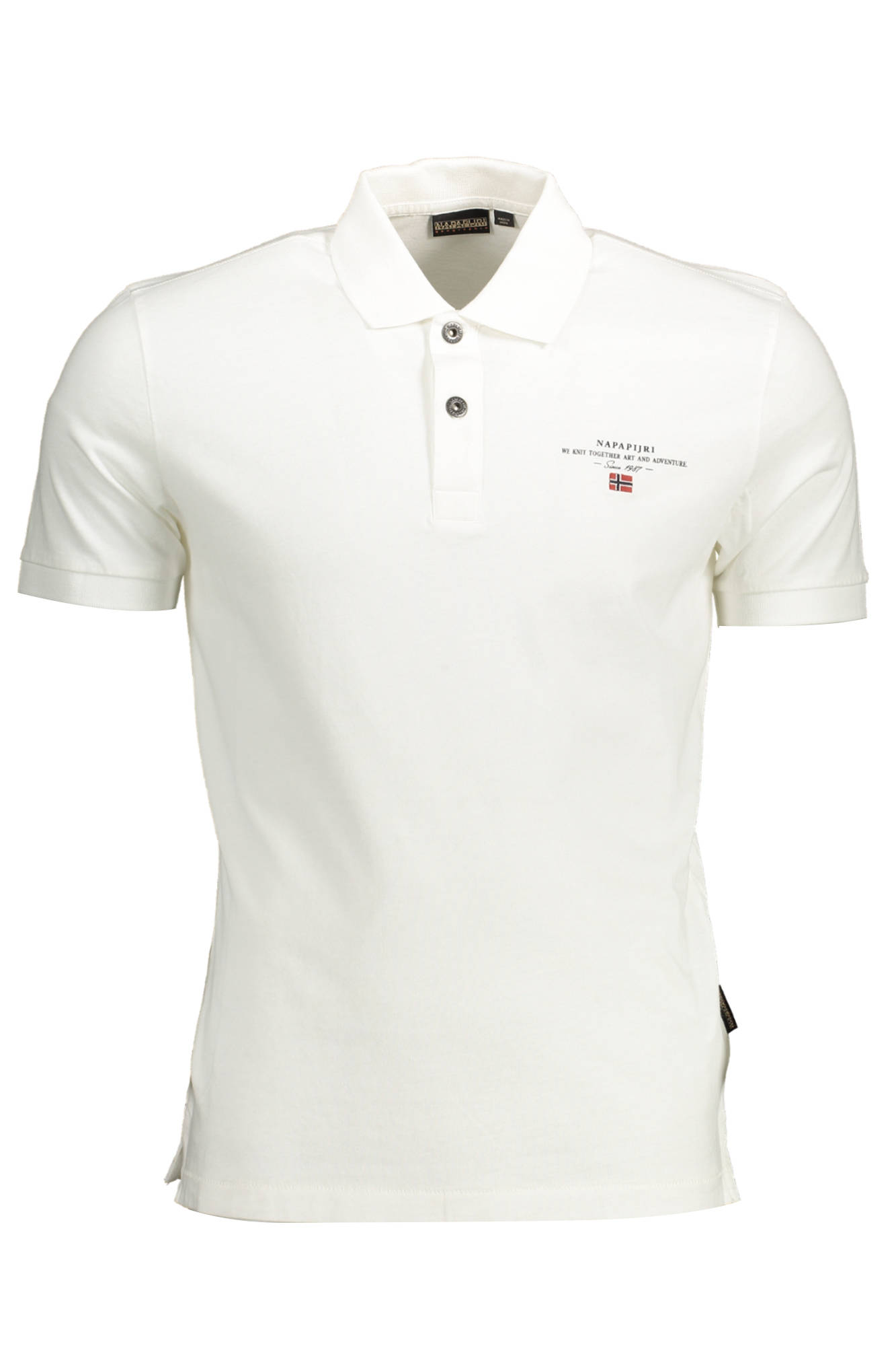 NAPAPIJRI Poloshirt Herren Weiß – Kurzarm Polo aus 100% Baumwolle | soulluna.de Weiß