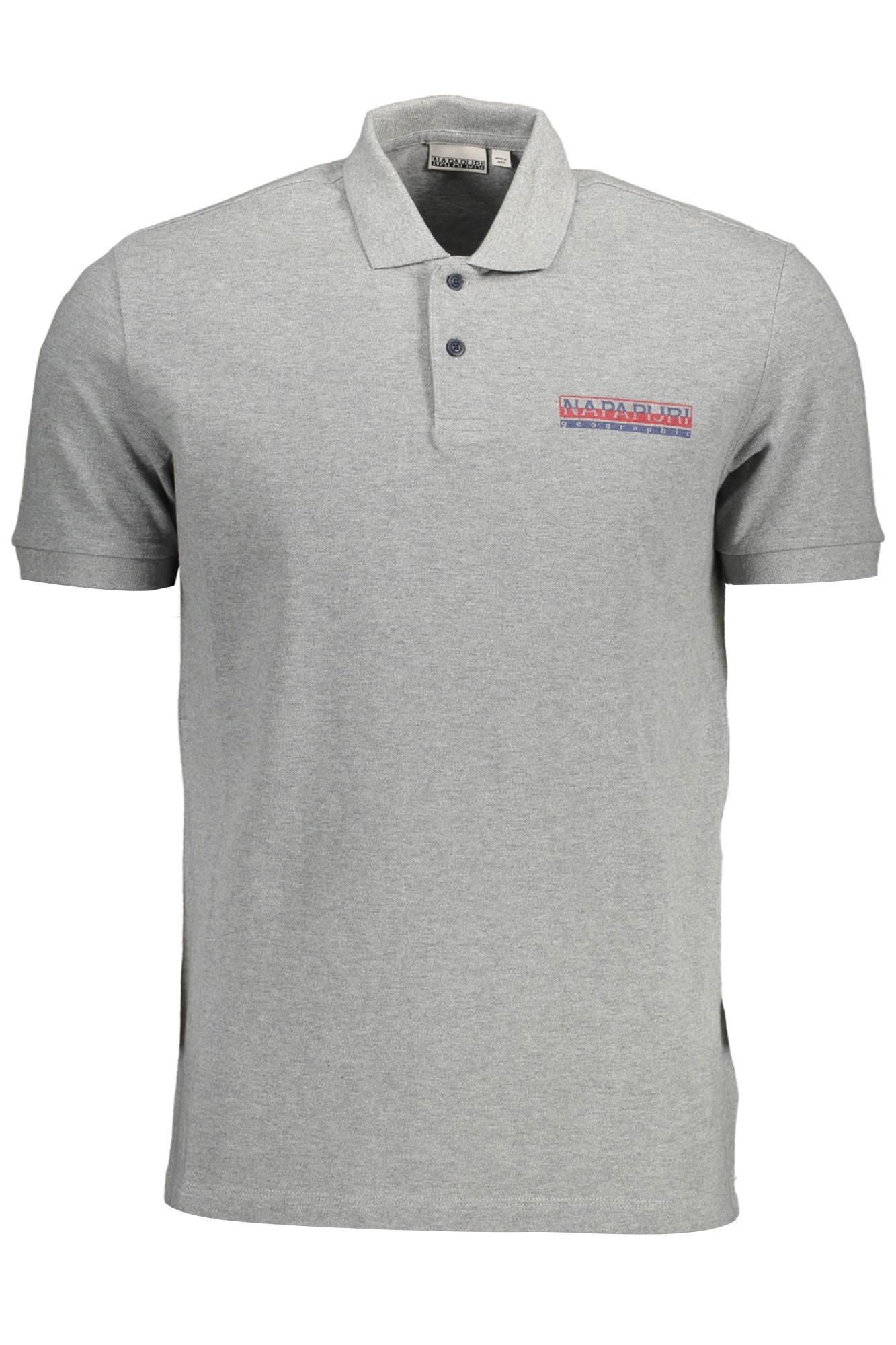 Napapijri Poloshirt Herren Grau – Kurzarm Polo aus 100% Baumwolle | soulluna.de Grau