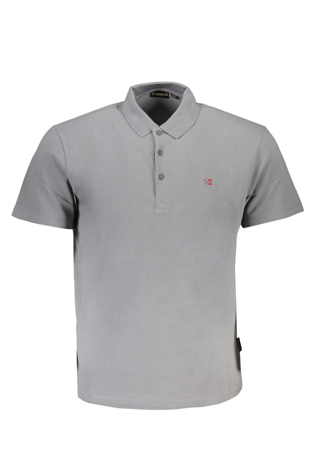 GRAUES KURZÄRMELIGES POLOSHIRT FÜR HERREN VON NAPAPIJRI