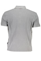 GRAUES KURZÄRMELIGES POLOSHIRT FÜR HERREN VON NAPAPIJRI