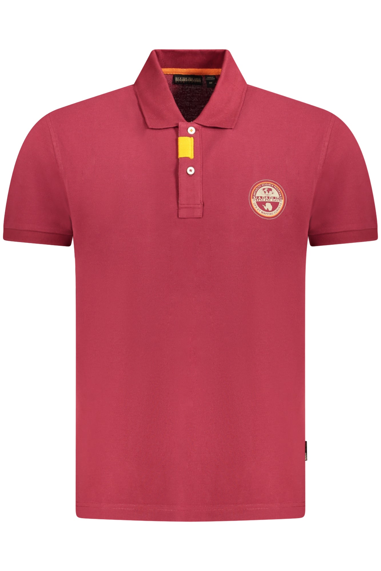 NAPAPIJRI Poloshirt Herren – Kurzarm-Shirt in Rot mit Logo-Druck | soulluna.de Rot Hauptbild
