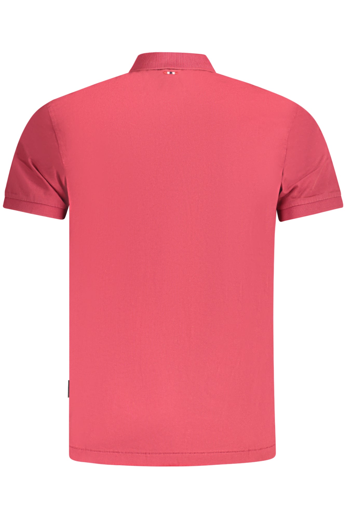 NAPAPIJRI Poloshirt Herren Kurzarm Orange – Klassisches Baumwoll-Shirt für Frühjahr/Sommer Rot