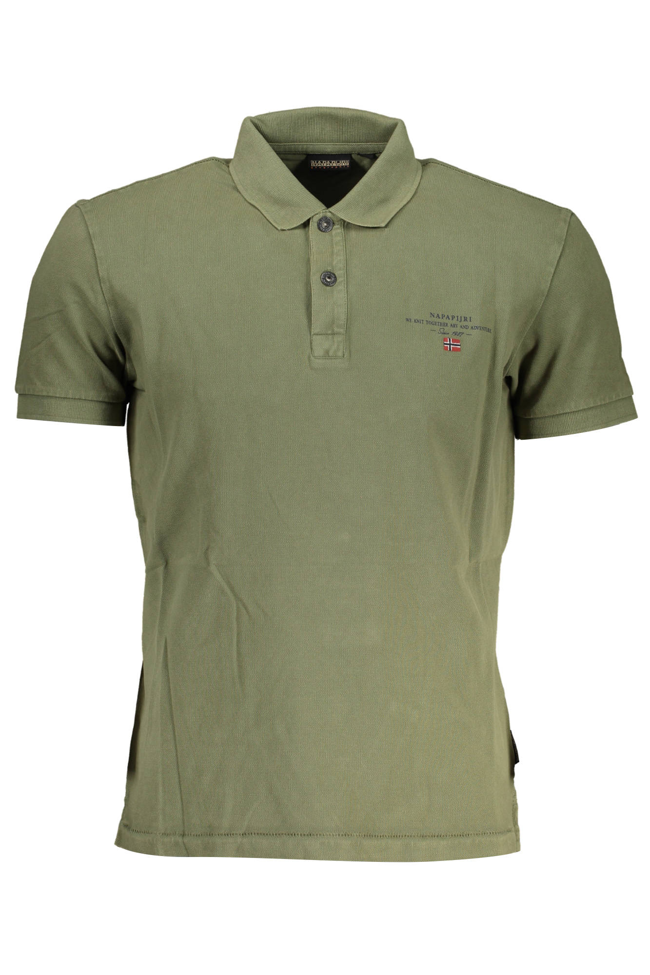 NAPAPIJRI Poloshirt Herren Grün – Kurzarm-Polo aus 100% Baumwolle für Frühjahr/Sommer Grün