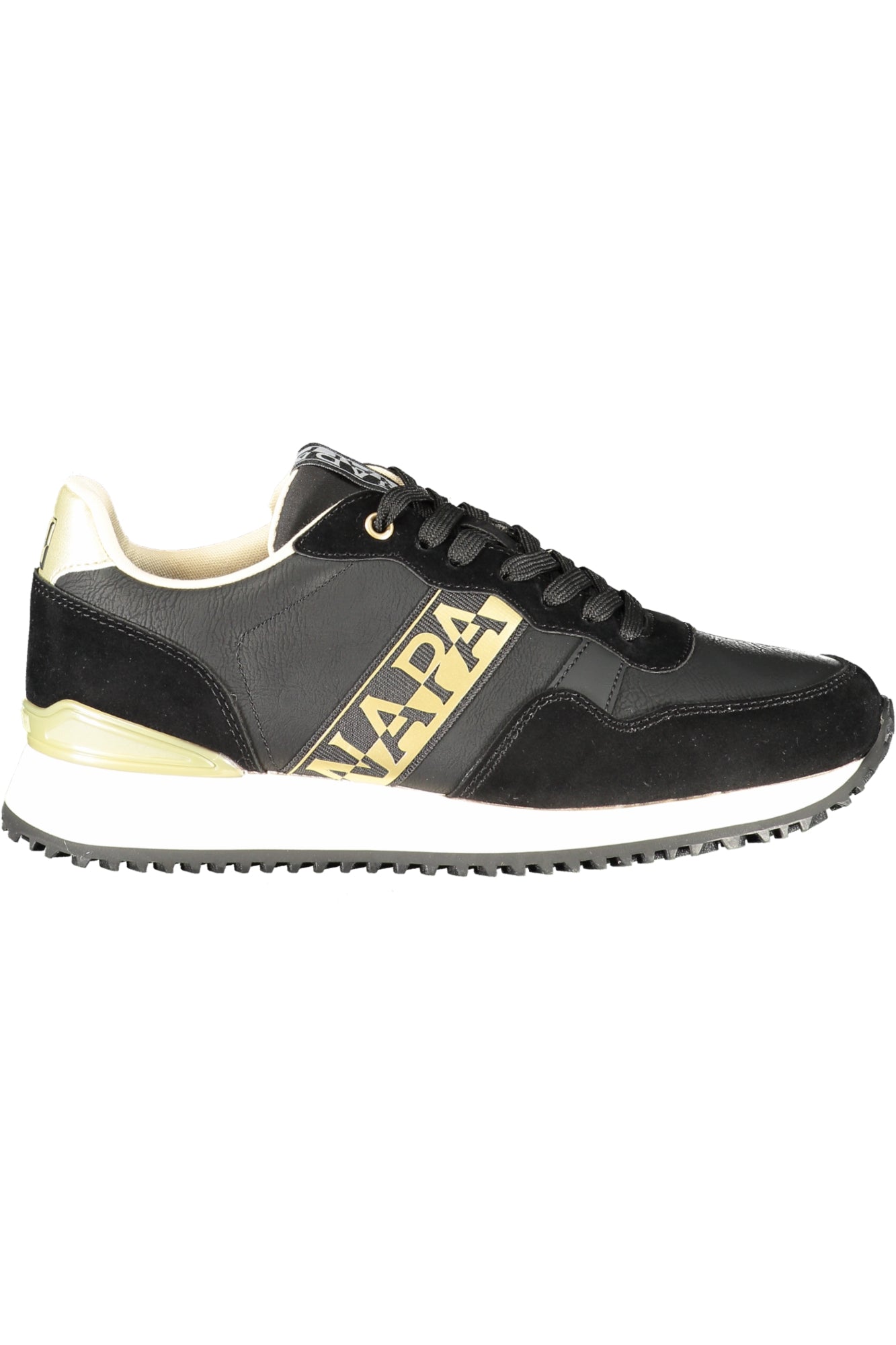 NAPAPIJRI SHOES Damen Sneaker – Sportschuh mit Schnürsenkeln Schwarz