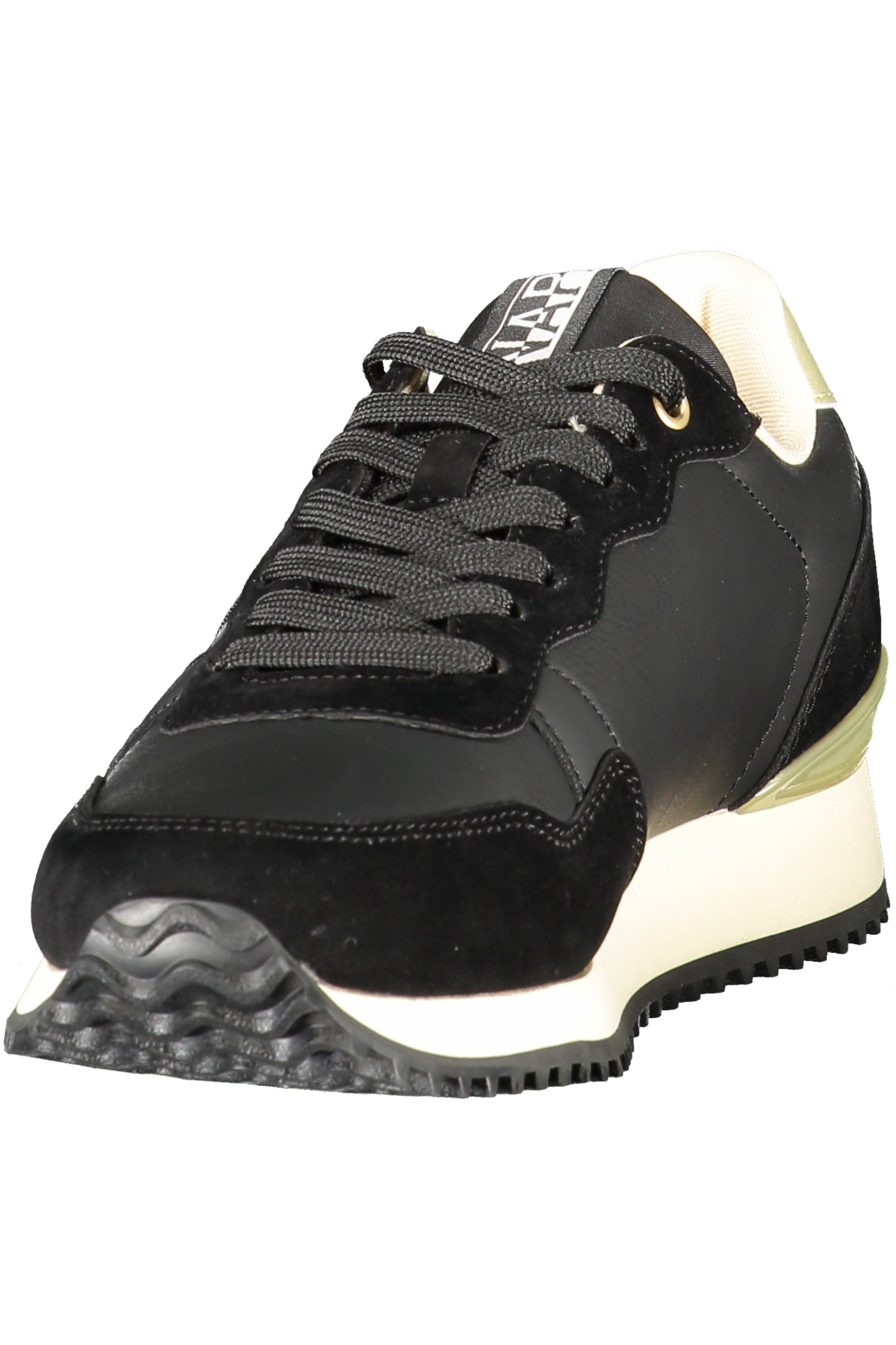 NAPAPIJRI SHOES Damen Sneaker – Sportschuh mit Schnürsenkeln Schwarz