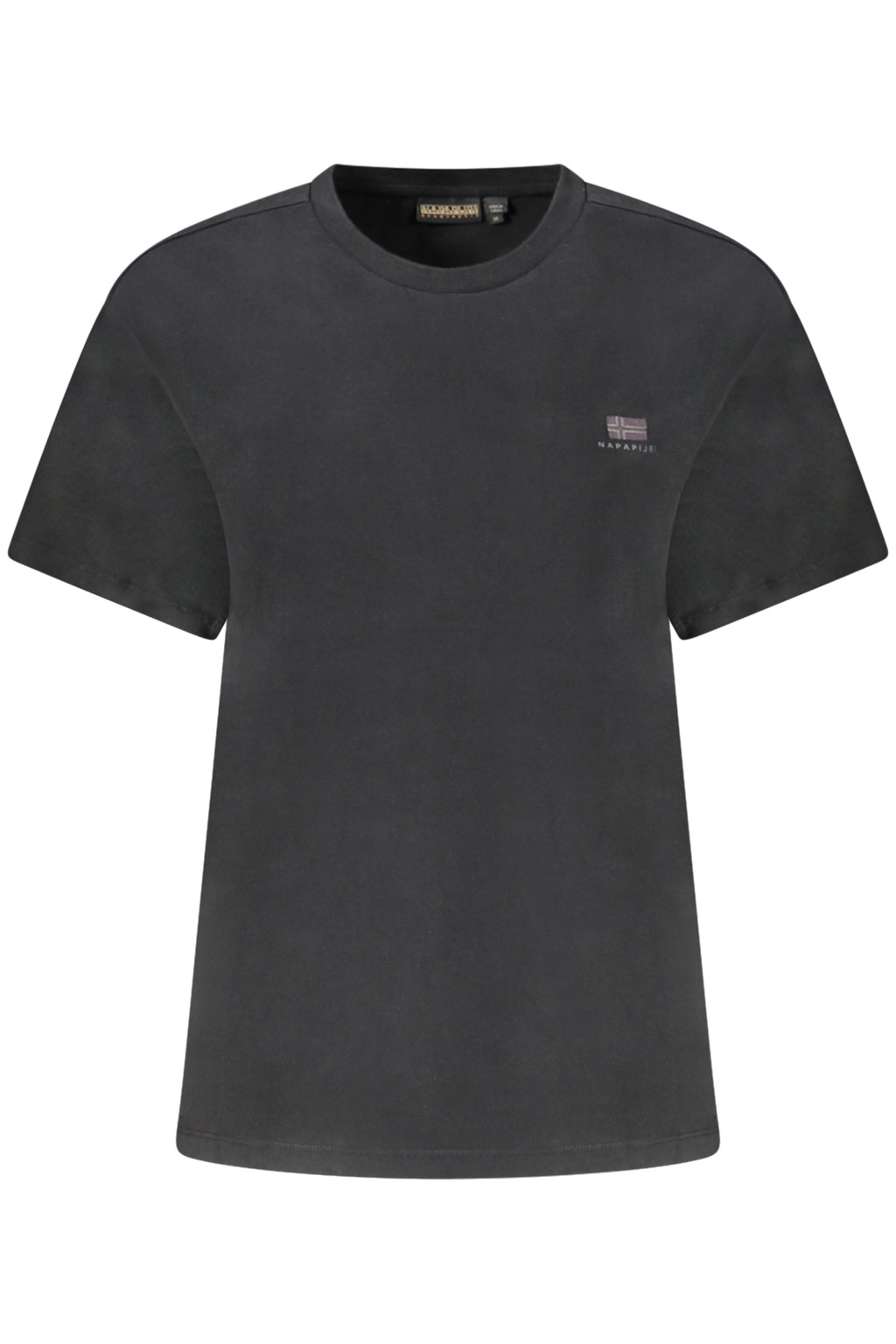 Napapijri Damen Kurzarm-T-Shirt Schwarz